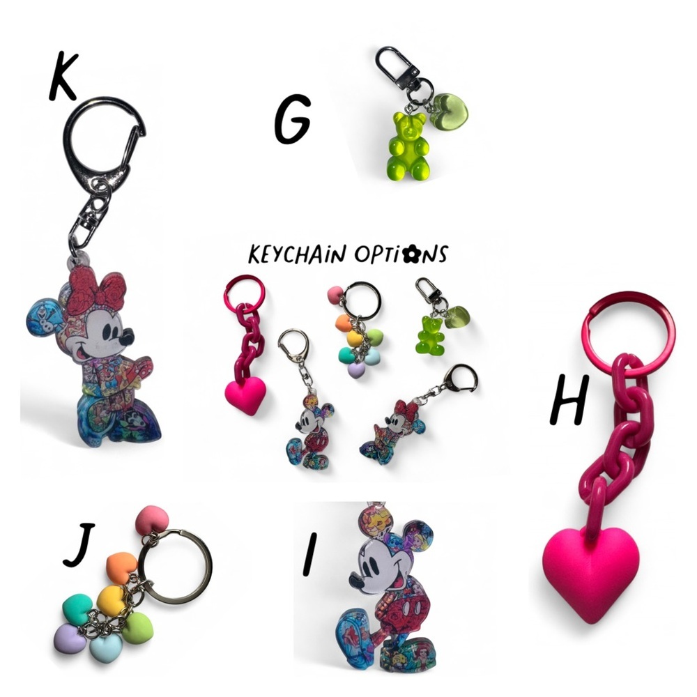 Custom Keychain Walkthrough - Choose your Beads, Keychain, Pompom, and Charms! - Picture 3 of 7